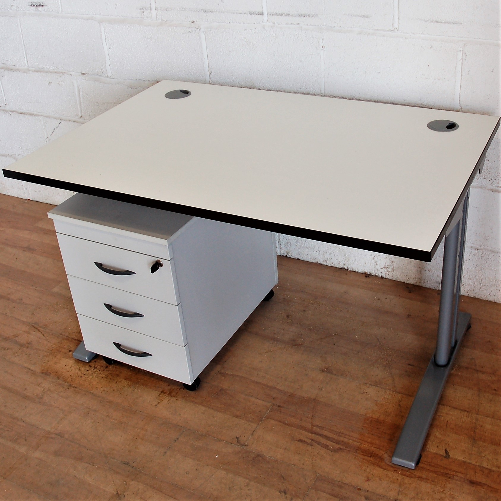 Compact Desk Grey 11065b 