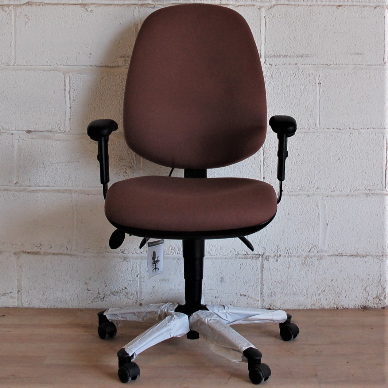 Task Chair Brown Fully Adjustable 2094 Task Chair Brown Fully Adjustable