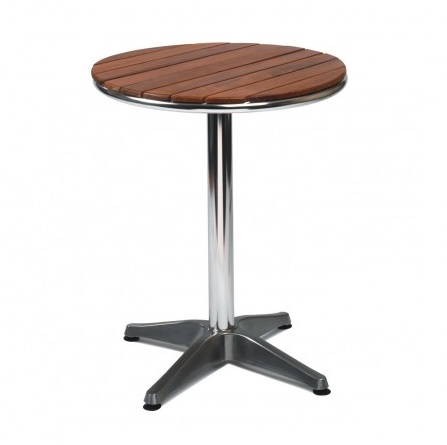 Settle Outdoor Plastic Table Round Cafe, Small Round Cafe Table And Chairs