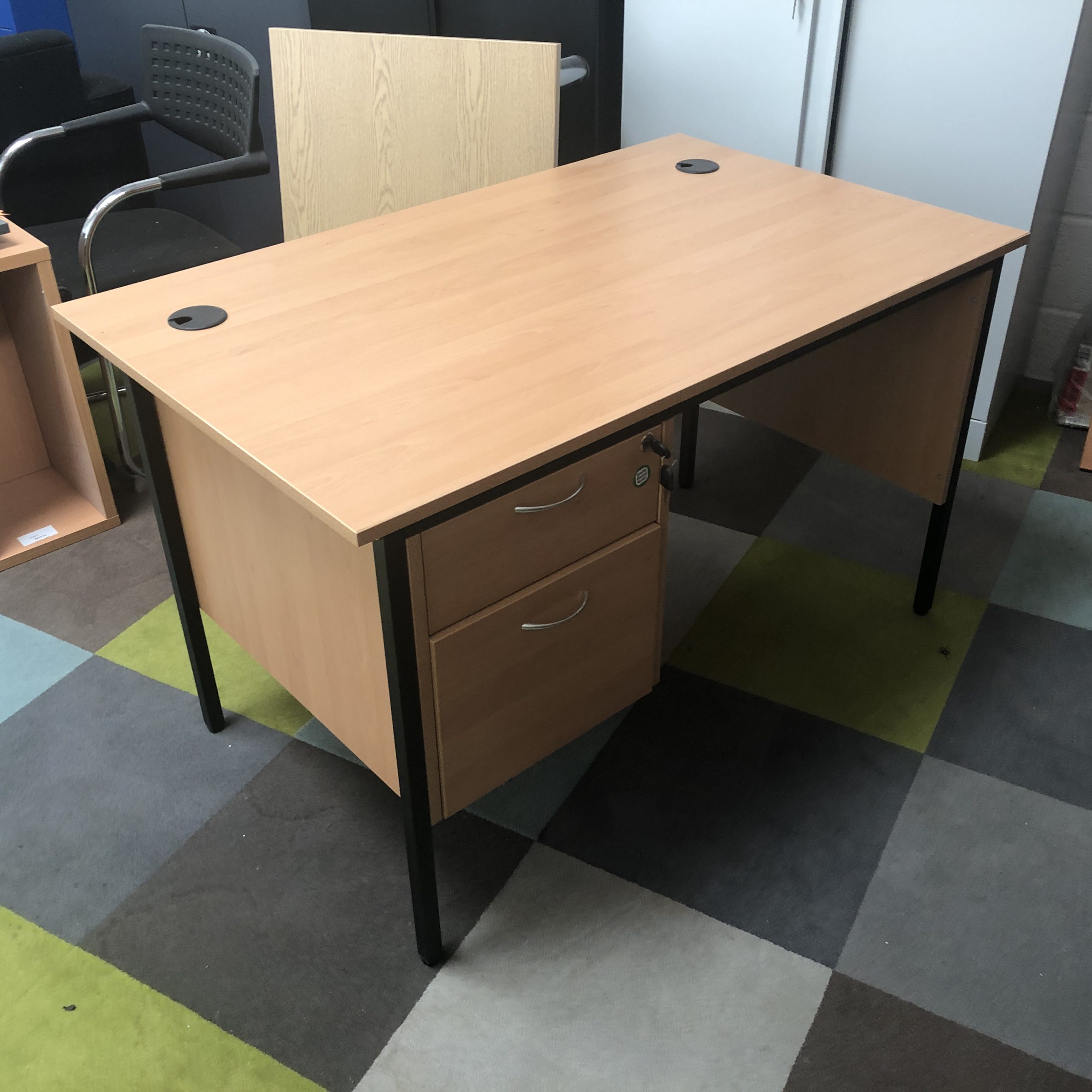 Small Office Desk with Drawers 11160 Desks Allard Office Furniture